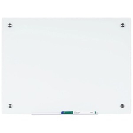 Davenport 24 x 36 in. Dry-Erase Glass Board, White DA3743495